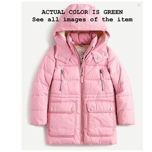 Crewcuts Chateau Puffer Jacket PrimaLoft Girls XS NWT